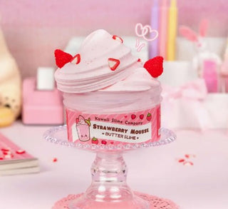 Strawberry Mousse Butter Slime