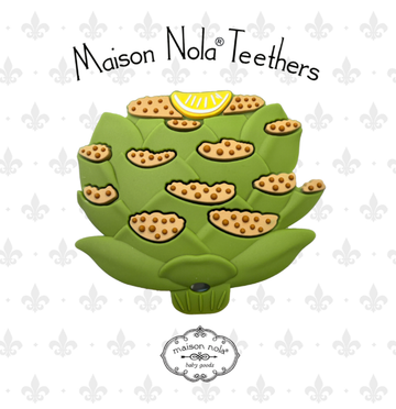 Louisiana-theme Teether: Stuffed Artichoke
