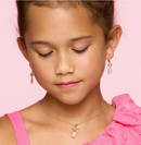 Sweet Petite Necklace: Crystal Ballet Shoe-2