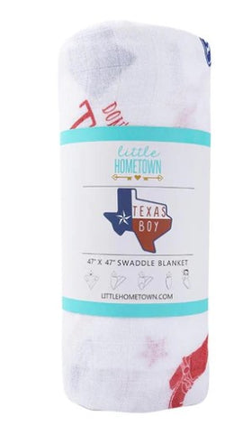 Swaddle Blanket: Texas Boy