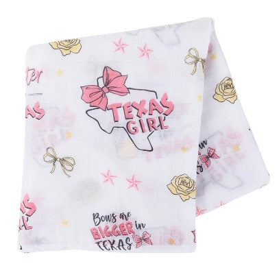 Swaddle Blanket: Texas Girl