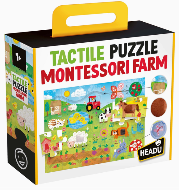 Montessori Tactile Farm Puzzle