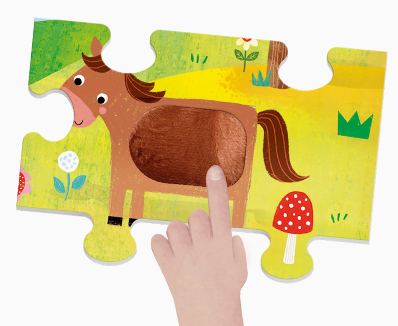 Montessori Tactile Farm Puzzle