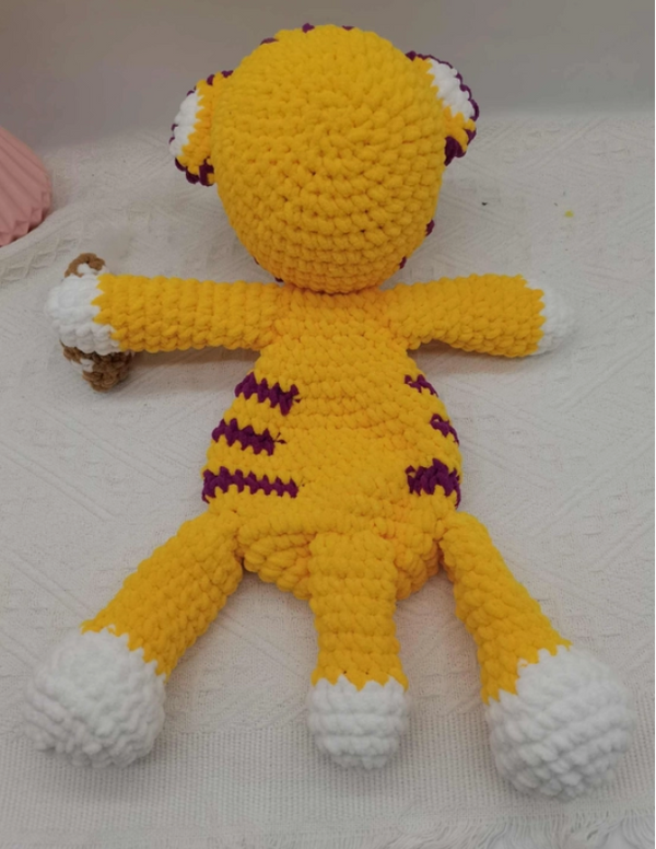 Crocheted Tiger Lovey