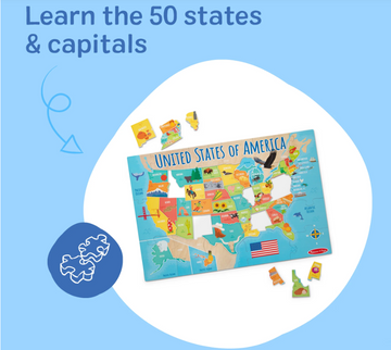 Floor Puzzle: USA Map - 0