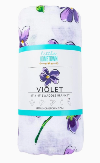 Swaddle Blanket: Violet