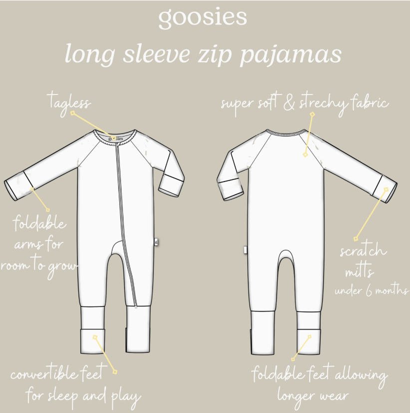 Lake Fish Long Sleeve Bamboo Zippy PJ