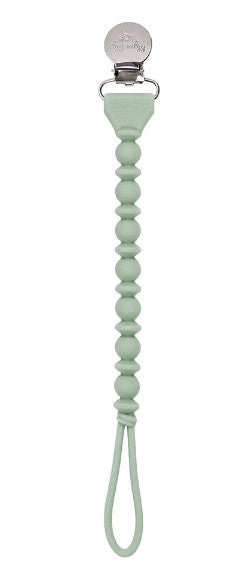 Sweetie Strap BEADED 1-piece Pacifier Clip Agave