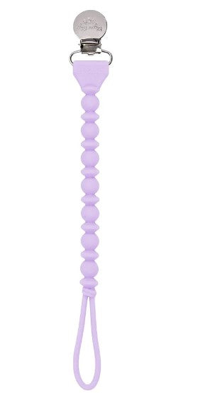 Sweetie Strap BEADED 1-Piece Pacifier Purple