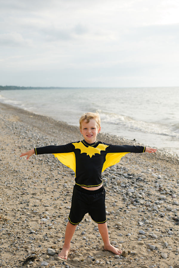 Super Bat Swimsuit (Size 3-4)