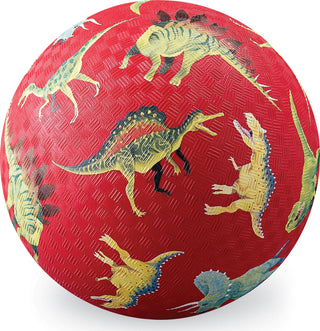 7 inch Playground Ball - Dinosaurs (Red)