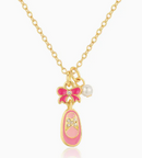 Crystal Necklace & Lever Back Earring Gift Set:-2