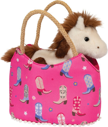 Cowgirl Boots Sassy Sak with Horse