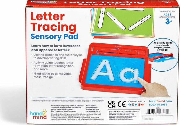 Letter Tracing Sensory Pad