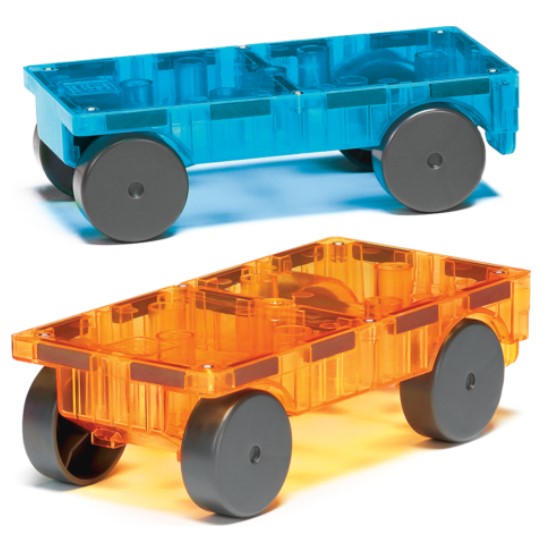 Magna Tiles Cars 2-piece Expansion Set: