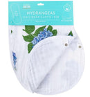 2-in-1 Burp Cloth + Bib: Hydrangeas-2