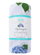 Swaddle Blanket: Hydrangeas-1