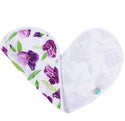 2-in-1 Burp Cloth + Bib: Irises