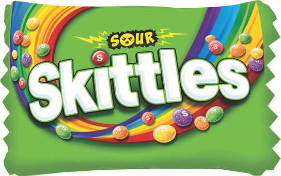 Sour Skittles Candy Microbead Pillow