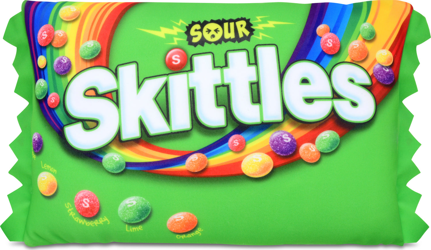 Sour Skittles Candy Microbead Pillow