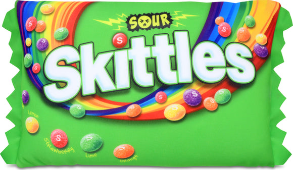 Sour Skittles Candy Microbead Pillow