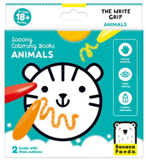 Looong Coloring Books: Animals
