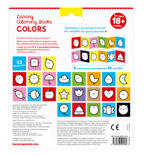 Looong Coloring Books: Colors