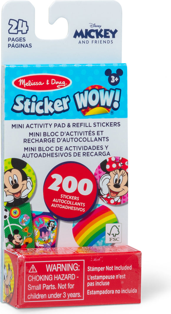 Sticker WOW! Mini Activity Pad with Refill Stickers - Disney