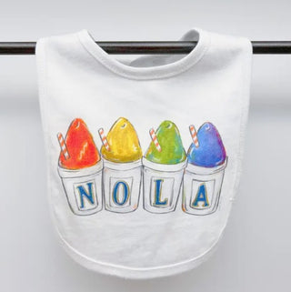 NOLA Snoball Baby Bib