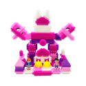 Bristle Tiles: 106 pc Pink Castle Set