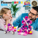 Bristle Tiles: 106 pc Pink Castle Set