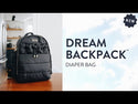Dream Backpack: Midnight Black Diaper Bag