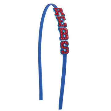 REBS (Rebels) Rhinestone Patch Headband
