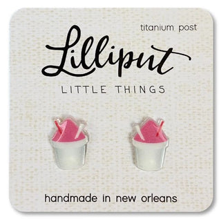 Buy pink Sno Cone Earrings: