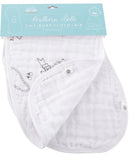 2-in-1 Burp Cloth + Bib: Southern Belle-2