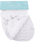 2-in-1 Burp Cloth + Bib: Southern Belle