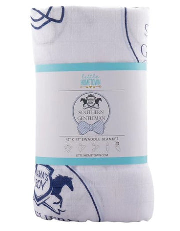Swaddle Blanket: Southern Gentleman