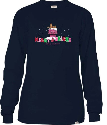 Stay Merry & Bright (Long Sleeve) Tshirt: