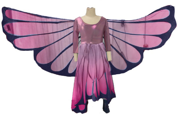 Butterfly Twirl Dress w/ Wings