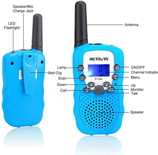 Walkie Talkie w/ Flashlight