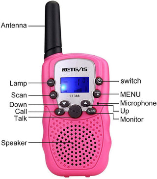 Buy pink Walkie Talkie w/ Flashlight