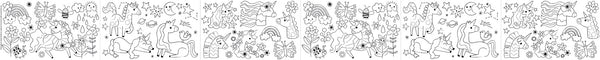 Haku Yoka Coloring Roll Kit Fantasy Unicorn