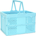 Blue Foldable Storage Crate Large