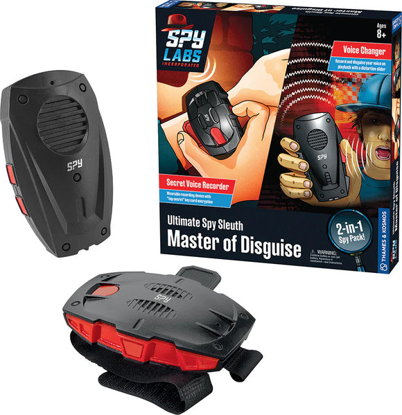 Spy Labs: Ultimate Spy Sleuth 2 - Master of Disguise - Secret Voice Recorder/Voice Changer