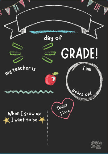 Reusable Activity Playmat - School Milestones