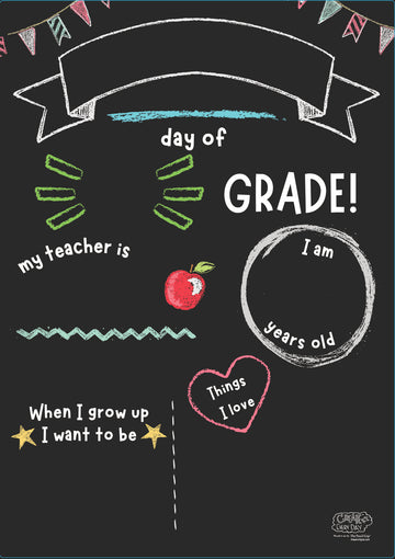 Reusable Activity Playmat - School Milestones