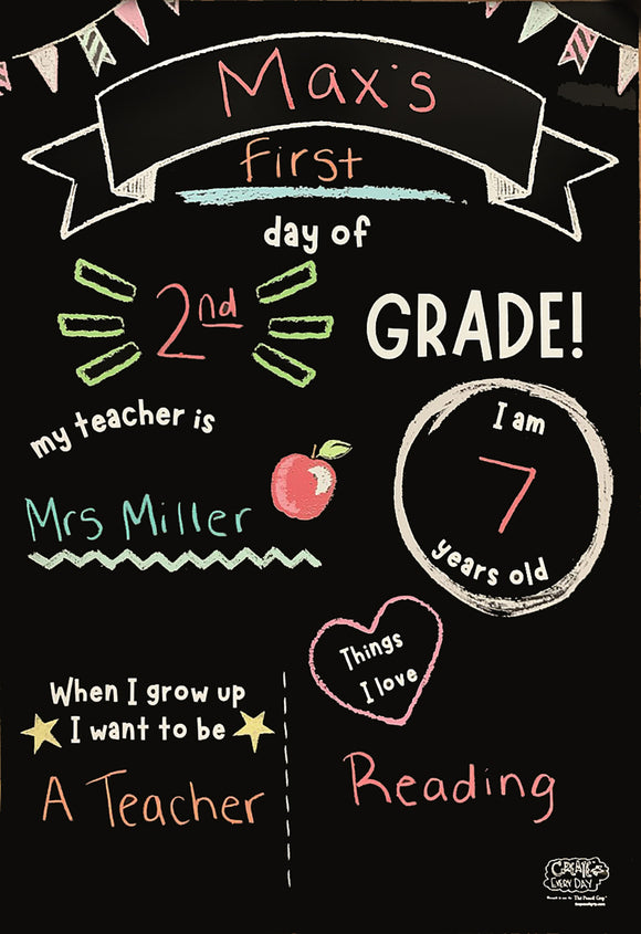 Reusable Activity Playmat - School Milestones