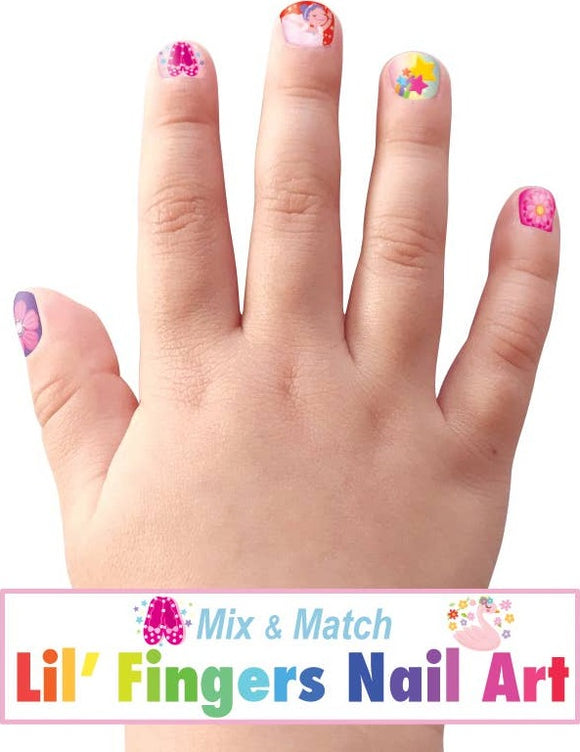 Lil' Fingers Nail Art | Pretty Ballerinas