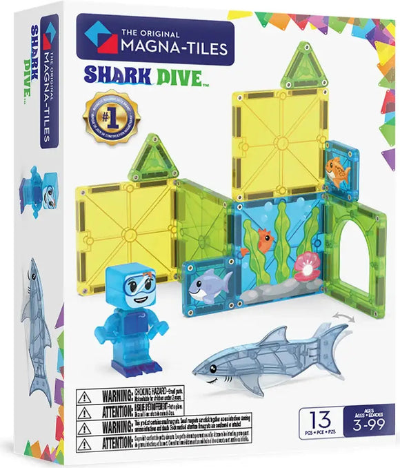 Magna-Tiles Shark Dive 13-Piece Set