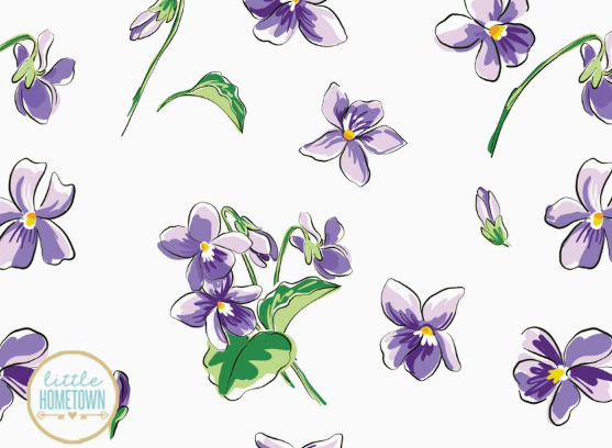 Swaddle Blanket: Violet